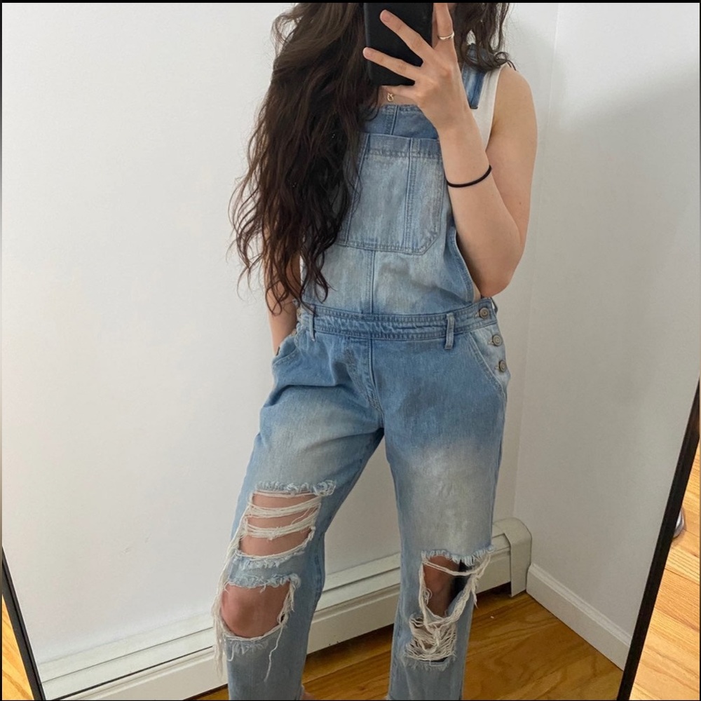 Overall Jean Distressed
